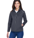 Core 365 CE708W Ladies' Techno Lite Three-Layer Kn in Carbon front view