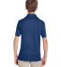 Team 365 TT51Y Youth Zone Performance Polo in Sport dark navy back view