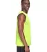 Core 365 TT11M Men's Zone Performance Muscle T-Shi SAFETY YELLOW side view