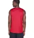Core 365 TT11M Men's Zone Performance Muscle T-Shi SPORT RED back view