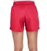 Core 365 TT11SHW Ladies' Zone Performance Short  SPORT RED back view