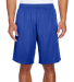 Team 365 TT11SH Men's Zone Performance Short in Sport royal front view