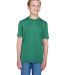 Team 365 TT11HY Youth Sonic Heather Performance T- in Sp forest hthr front view