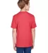 Core 365 TT11HY Youth Sonic Heather Performance T- SP RED HEATHER back view