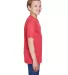 Core 365 TT11HY Youth Sonic Heather Performance T- SP RED HEATHER side view