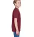 Core 365 TT11HY Youth Sonic Heather Performance T- SP MAROON HTHR side view