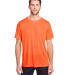 Core 365 CE111 Adult Fusion ChromaSoft Performance in Campus orange front view
