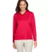 Core 365 TT51LW Ladies' Zone Performance Long Slee SPORT RED front view