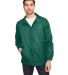 Team 365 TT75 Adult Zone Protect Coaches Jacket in Sport forest front view