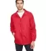 Core 365 TT75 Adult Zone Protect Coaches Jacket SPORT RED front view