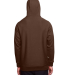 Team 365 TT96 Adult Zone HydroSport Heavyweight Pu in Sport dark brown back view