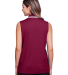 Devon and Jones DG20SW Ladies' CrownLux Performanc in Burgundy/ white back view