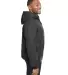 DRI DUCK 5034 Men's Laramie Canvas Hooded Jacket CHARCOAL side view