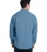 DRI DUCK 4441 Men's Crossroad Woven Shirt SLATE BLUE back view