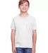Fruit of the Loom IC47BR Youth ICONIC™ T-Shirt WHITE front view