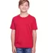 Fruit of the Loom IC47BR Youth ICONIC™ T-Shirt TRUE RED front view