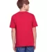 Fruit of the Loom IC47BR Youth ICONIC™ T-Shirt TRUE RED back view