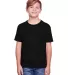 Fruit of the Loom IC47BR Youth ICONIC™ T-Shirt BLACK INK front view