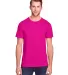Fruit of the Loom IC47MR Adult ICONIC™ T-Shirt CYBER PINK front view