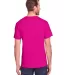 Fruit of the Loom IC47MR Adult ICONIC™ T-Shirt CYBER PINK back view
