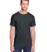 Fruit of the Loom IC47MR Adult ICONIC™ T-Shirt BLACK INK HEATHR front view