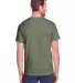 Fruit of the Loom IC47MR Adult ICONIC™ T-Shirt MILITARY GRN HTH back view