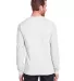Fruit of the Loom IC47LSR Adult ICONIC™ Long Sle WHITE back view