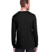 Fruit of the Loom IC47LSR Adult ICONIC™ Long Sle BLACK INK back view