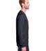 Fruit of the Loom IC47LSR Adult ICONIC™ Long Sle BLACK INK HEATHR side view
