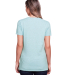 Fruit of the Loom IC47WR Ladies' ICONIC™ T-Shirt in Aqua velvet hthr back view