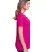 Fruit of the Loom IC47WR Ladies' ICONIC™ T-Shirt CYBER PINK side view