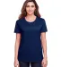 Fruit of the Loom IC47WR Ladies' ICONIC™ T-Shirt J NAVY front view