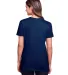 Fruit of the Loom IC47WR Ladies' ICONIC™ T-Shirt J NAVY back view