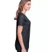 Fruit of the Loom IC47WR Ladies' ICONIC™ T-Shirt BLACK INK HEATHR side view