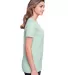 Fruit of the Loom IC47WR Ladies' ICONIC™ T-Shirt MINT TO BE HTHR side view