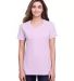 Fruit of the Loom IC47WR Ladies' ICONIC™ T-Shirt CANDY HEARTS HTH front view