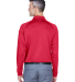 Harriton M211L Men's Advantage Snag Protection Plu in Red back view