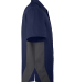 Harriton M586T Men's Tall Flash IL Colorblock Shor in Dk navy/ dk chrc side view