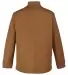 Harriton M715 Adult Dockside Insulated Utility Jac DUCK BROWN back view