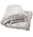 J America 8449 Adult Epic Sherpa Blanket OATMEAL HEATHER front view