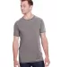 J America 8115 Adult Vintage Zen Jersey T-Shirt CEMENT front view