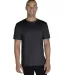 Jerzees 88M Adult Snow Heather T-Shirt BLK INK SNOW HTH front view