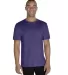 Jerzees 88M Adult Snow Heather T-Shirt PURPLE SNOW HTH front view