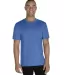 Jerzees 88M Adult Snow Heather T-Shirt ROYAL SNOW HTHR front view