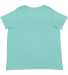 LA T 3816 Ladies' Curvy Fine Jersey T-Shirt in Saltwater back view