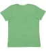 LA T 6191 Youth Harborside Melange Jersey T-Shirt GREEN MELANGE back view