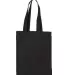 Liberty Bags OAD116 OAD Cotton Canvas Tote BLACK back view