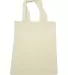 Liberty Bags OAD116 OAD Cotton Canvas Tote NATURAL front view