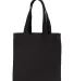 Liberty Bags OAD115 OAD Cotton Canvas Small Tote BLACK back view