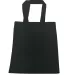 Liberty Bags OAD115 OAD Cotton Canvas Small Tote BLACK front view